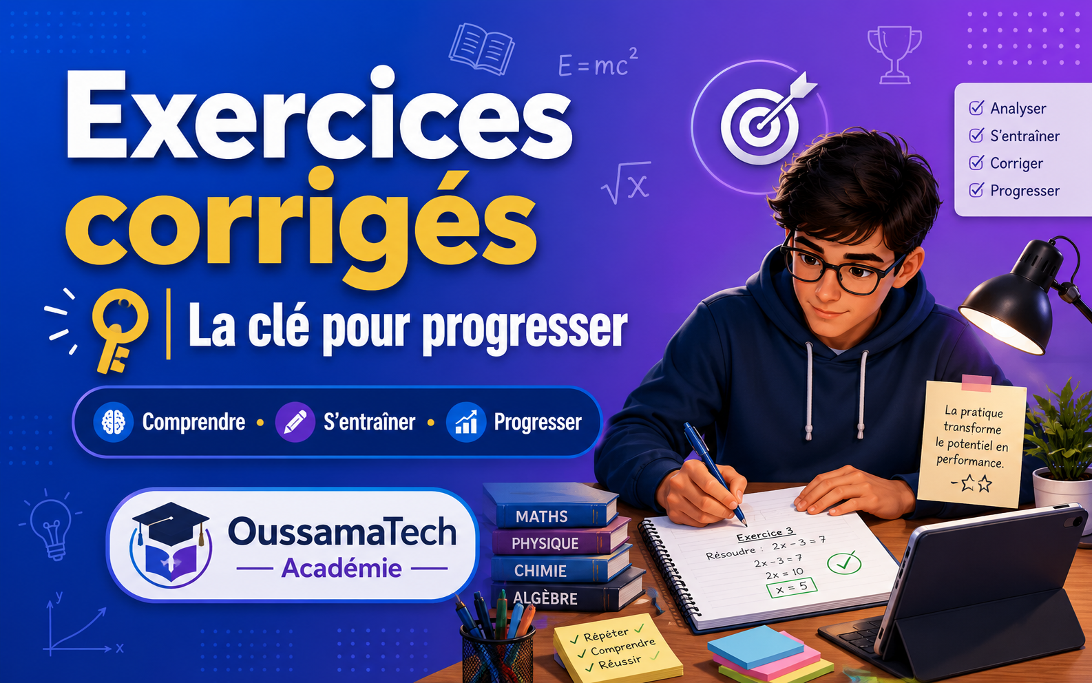 Pourquoi les exercices corrigés sont indispensables pour progresser ?