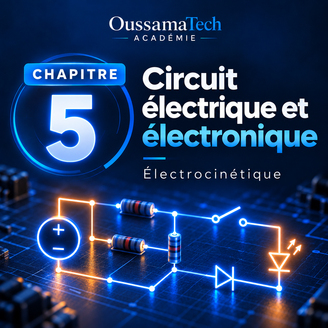 Couverture de Chapitre 5 : Circuit électrique ( Electrocinétique )