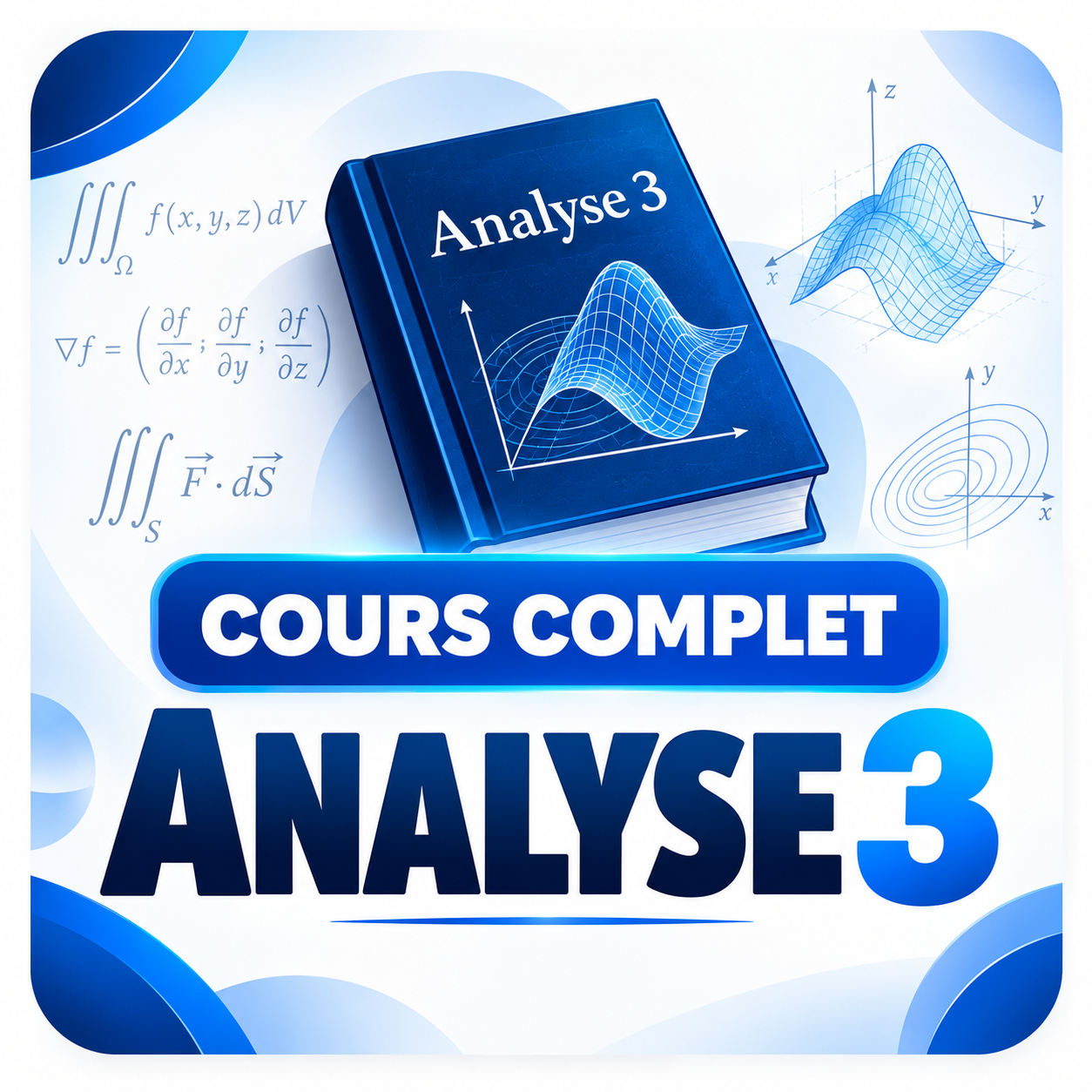 Couverture du cours Analyse 3