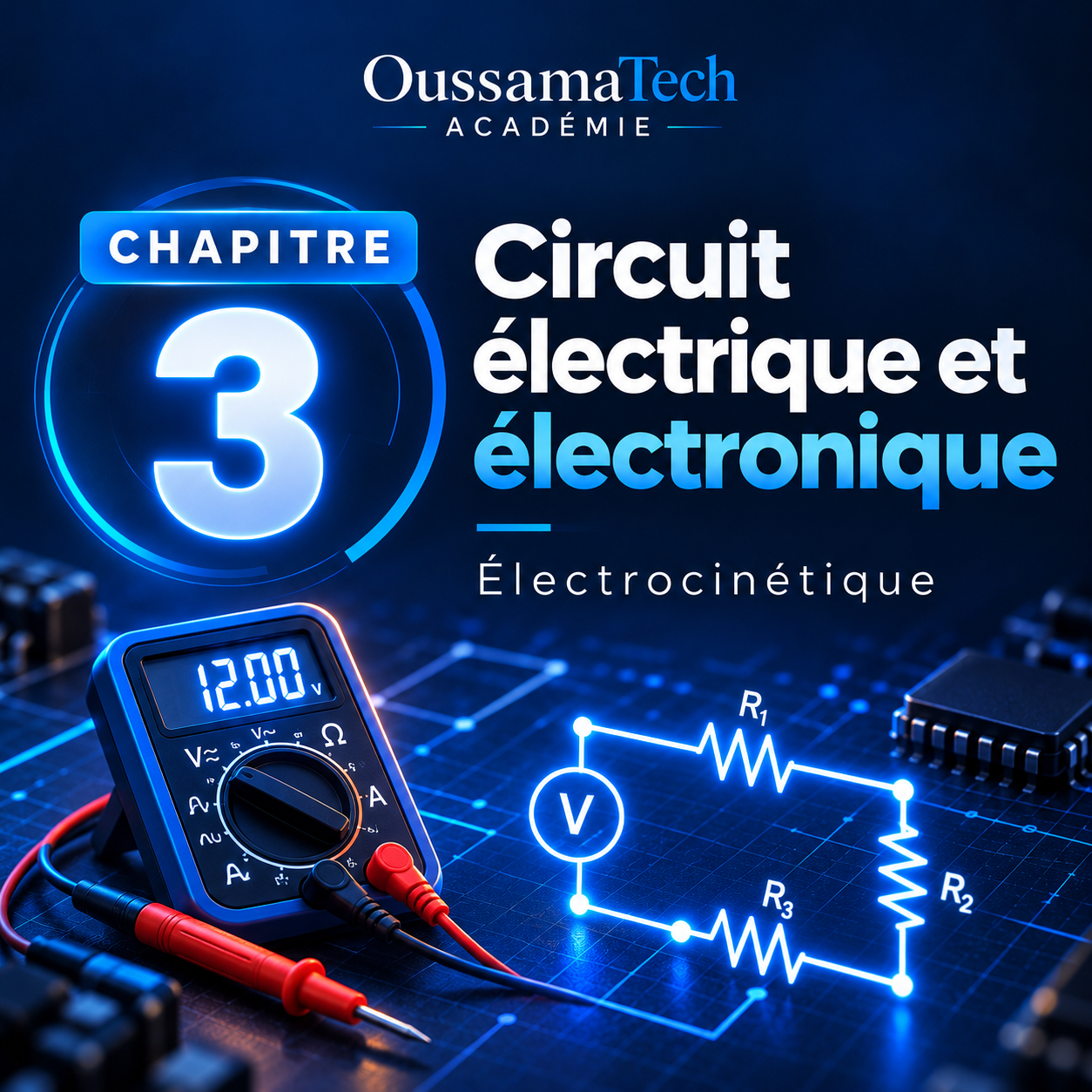 Couverture de Chapitre 3 : Circuit électrique ( Electrocinétique )