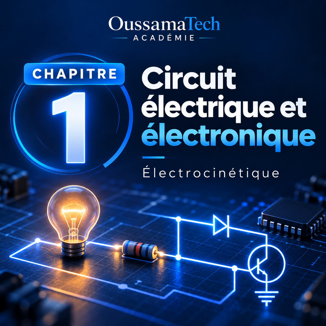 Couverture de Chapitre 1 : Circuit électrique ( Electrocinétique )